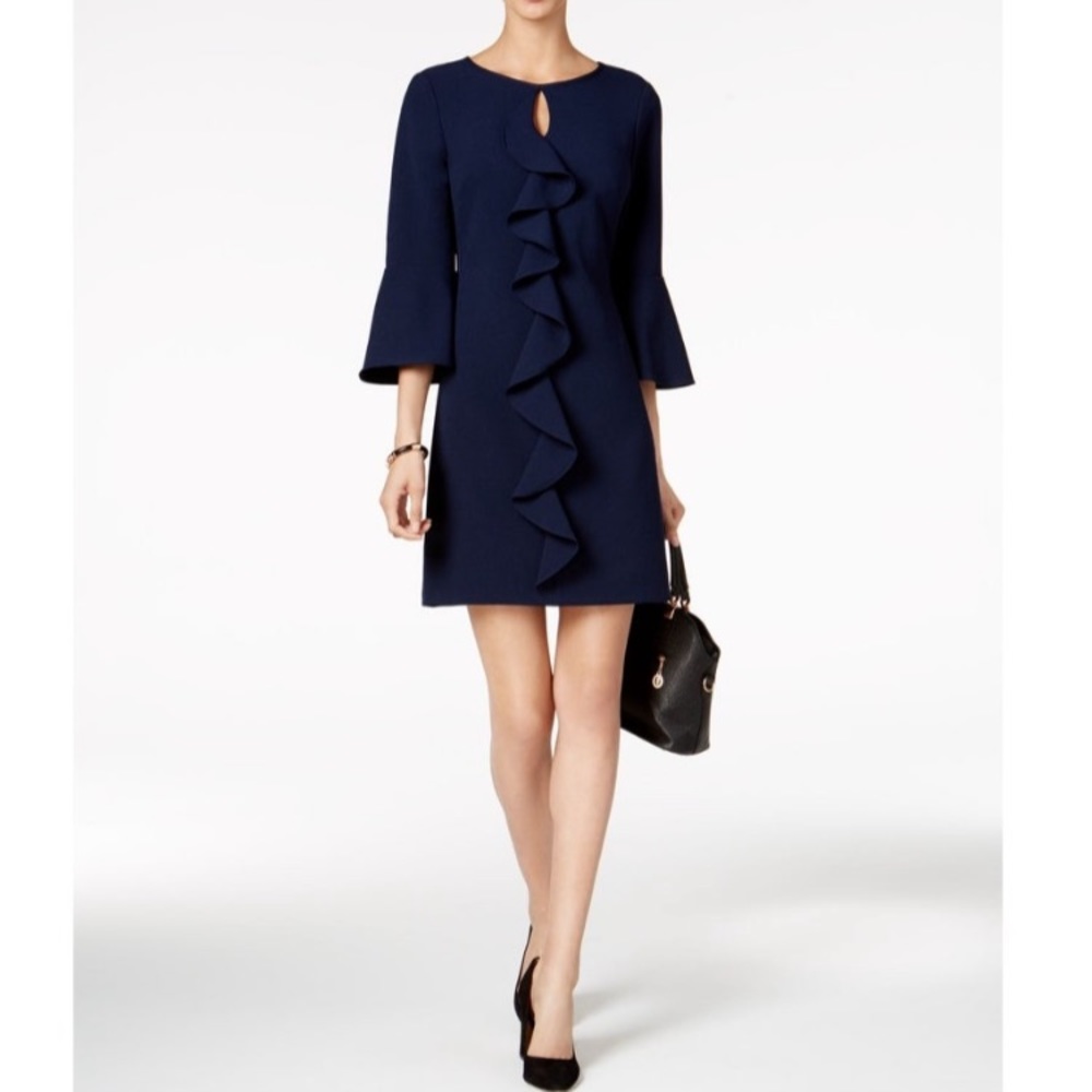 Navy Jessica Howard Dress 12P